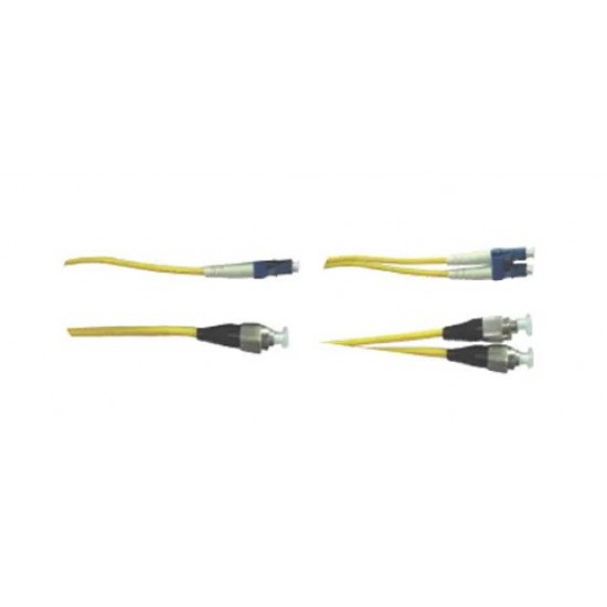 LC – ST Çift Yönlü MM Patch Cord, PVC, 3m