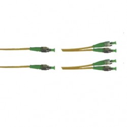 FC/APC – FC/APC Çift Yönlü Patch Cord, PVC, 3m