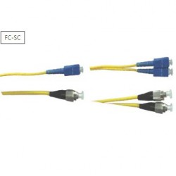 FC – LC Çift Yönlü SM Patch Cord, PVC, 3m