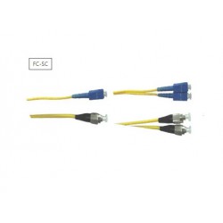 FC – LC Çift Yönlü SM Patch Cord, PVC, 3m